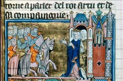 Manuscript of Arthurian Legend