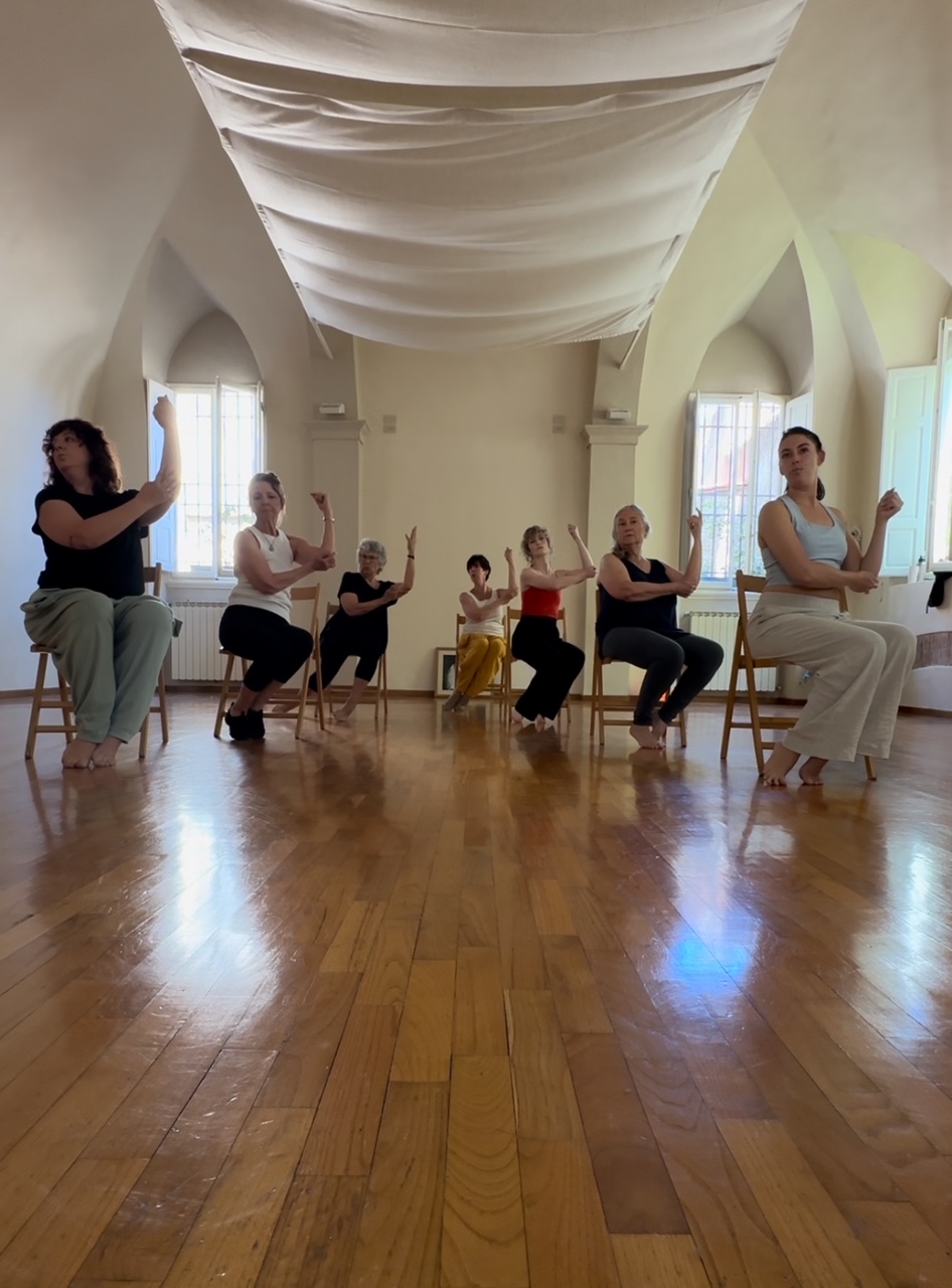 Dancers in poses of Madonna