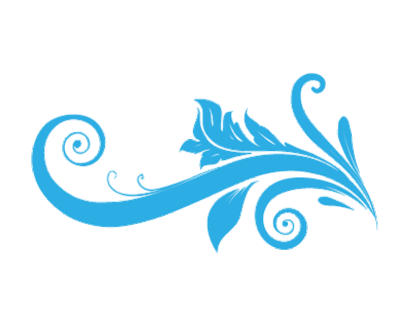 Right side scroll motif Right side scroll motif