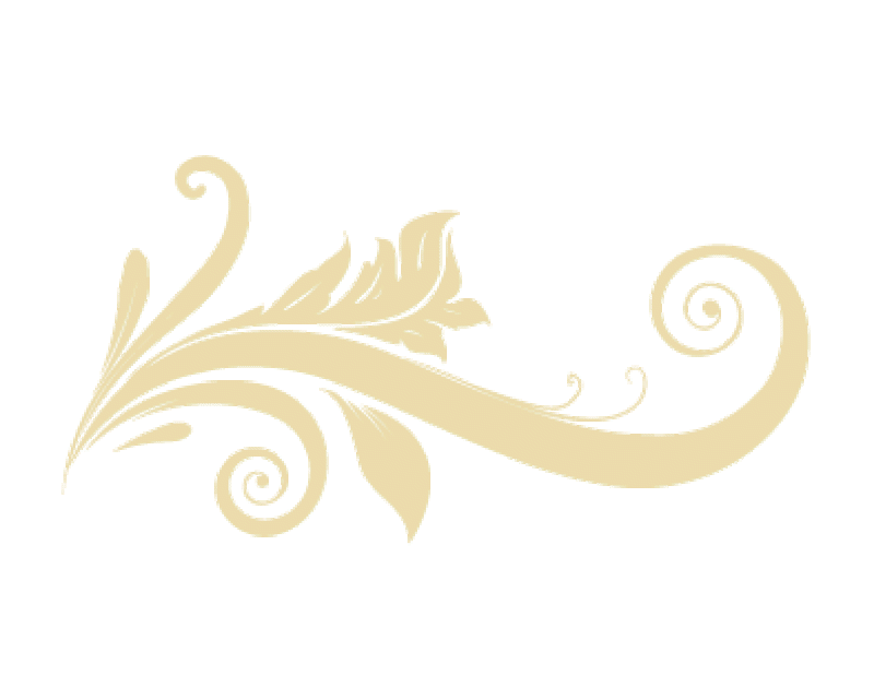 Left side scroll motif Left side scroll motif