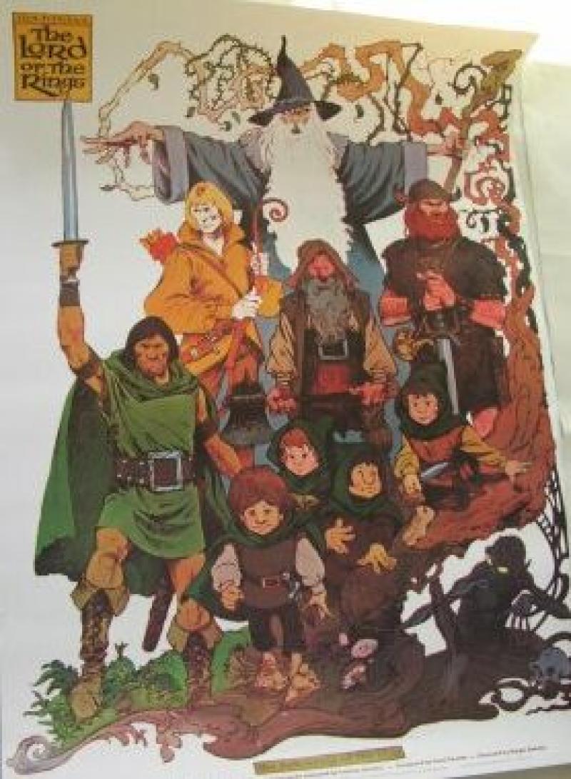 Lord of the Rings (1978) Poster for Lord of the Rings (1978 animated feature)