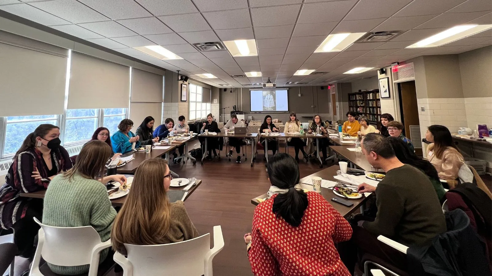 MRGSA students with OSU and guest faculty at Teaching Premodern Race Workshop