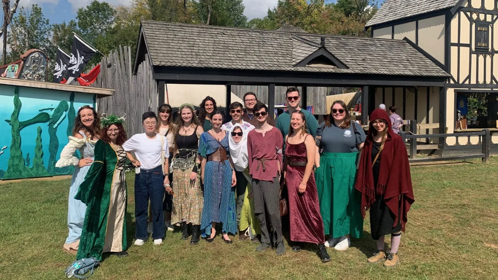 MRGSA and FIGSA students at the Ohio Renaissance Festival