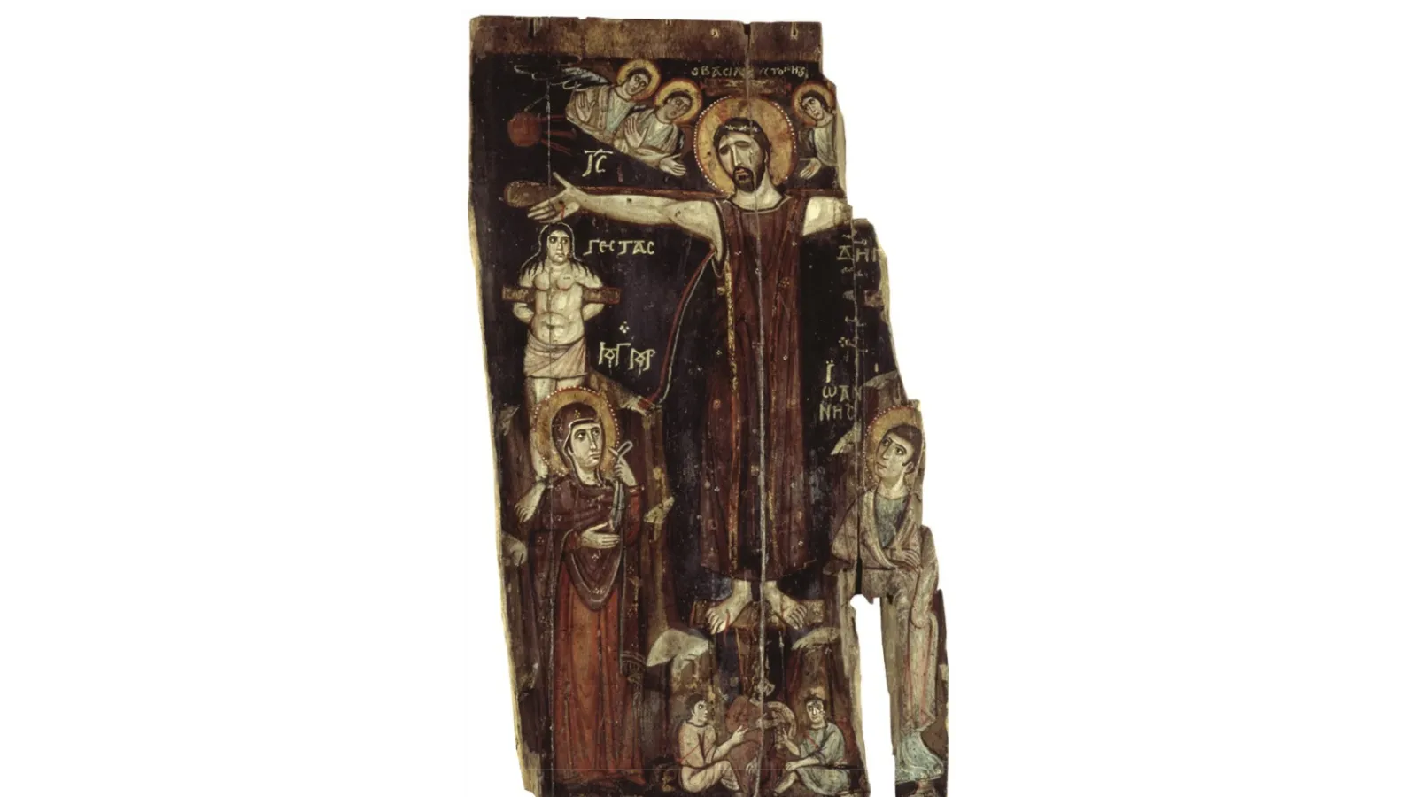 Jesus and the Crucifixion from the St. Catherine Monastery in Sinai, Egypt