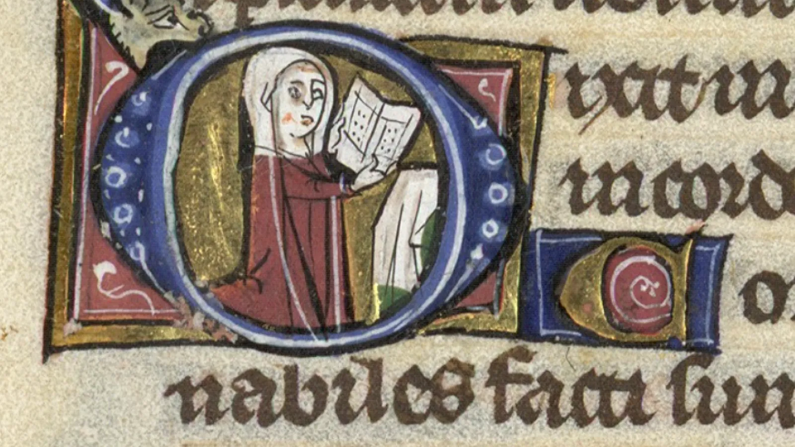 Woman reading book 