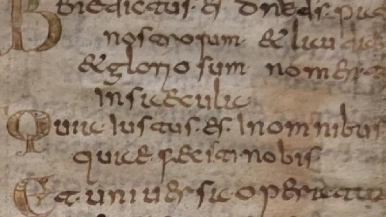 A fragment of a manuscript
