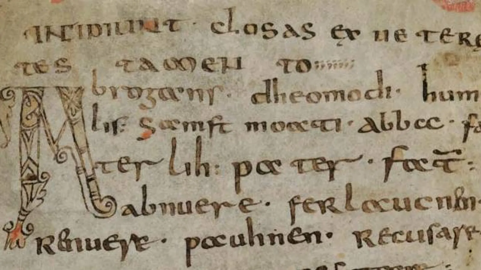 Manuscript image of Abrogans