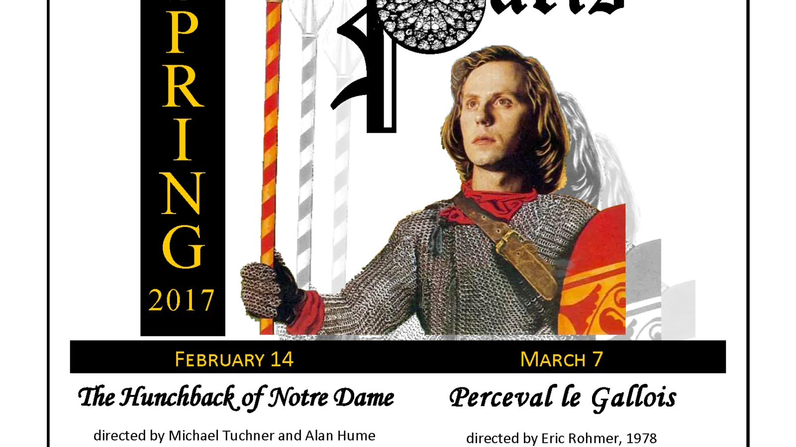 Gothic Paris Film Series Flyer