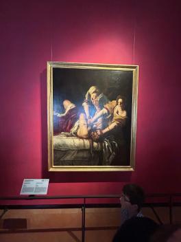 painting in a gallery