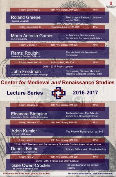 2016 2017 Lecture Series Poster
