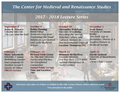 2017-2018 Lecture Series Poster