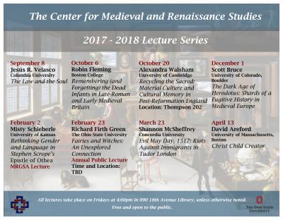 2017-2018 Lecture Series Poster 2017-2018 Lecture Series Poster