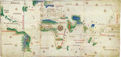Image of the Cantino Planisphere (1502)