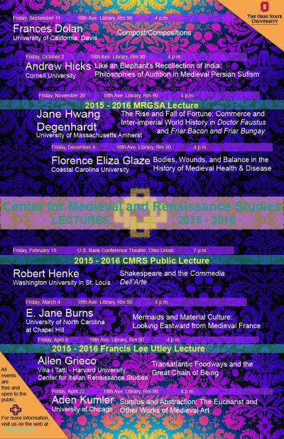 2015-16 Lecture Series Lecture Series