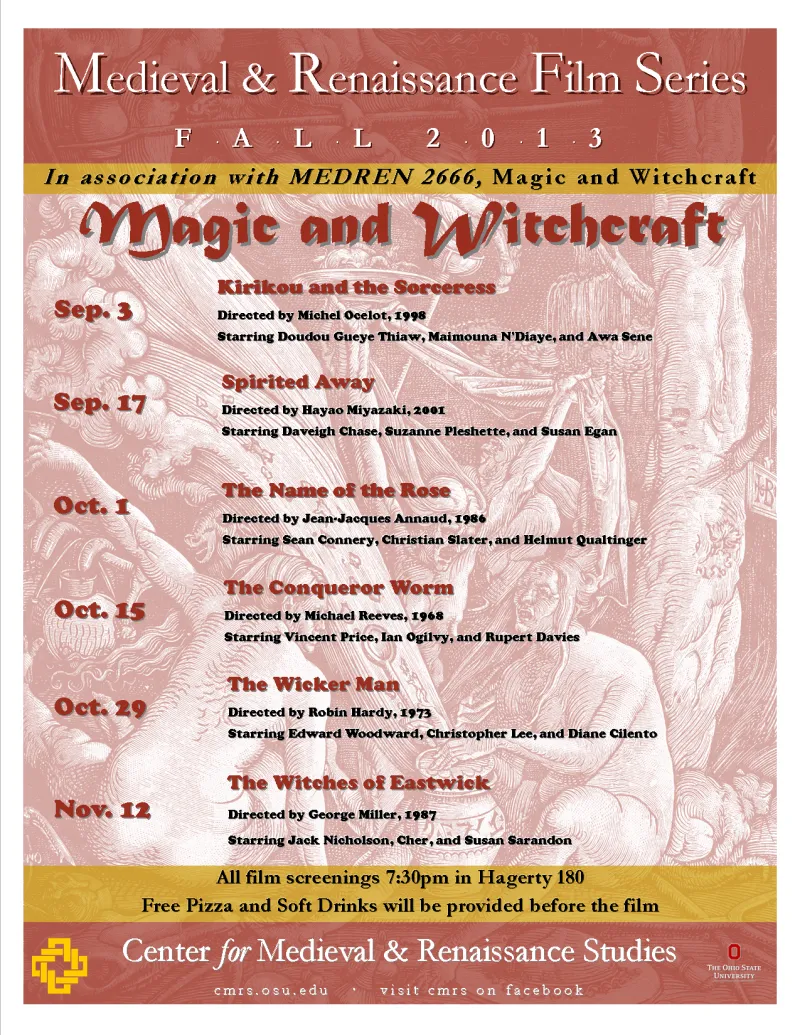 Fall 2013 Film Series Flyer