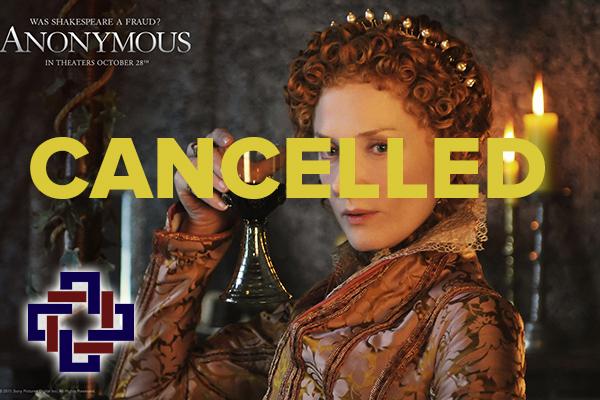 Cancelled - Anonymous Screening
