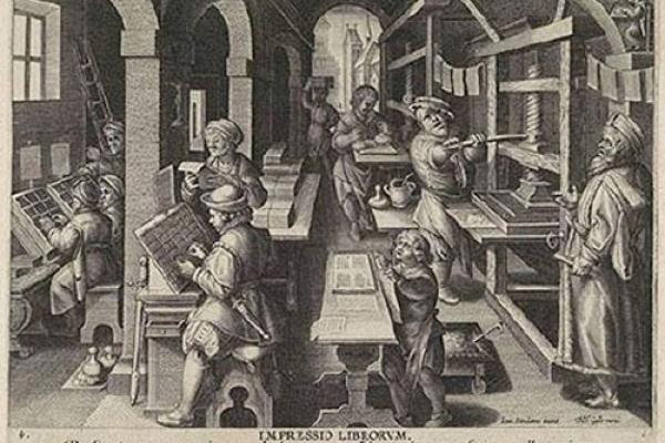 Impressio Librorum - Image of Printer's Shop