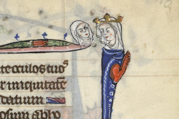 two women talking 