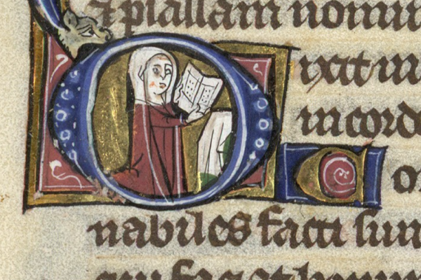Woman reading book 
