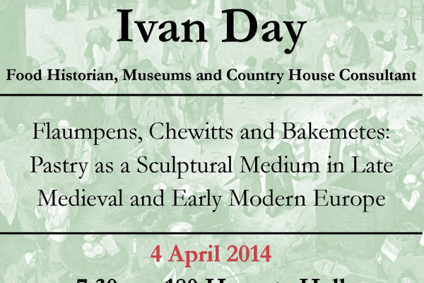 Ivan Day Lecture Flyer Ivan Day Lecture Flyer