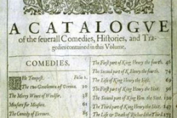 Kane lecture catalogue with comedies and tragedies