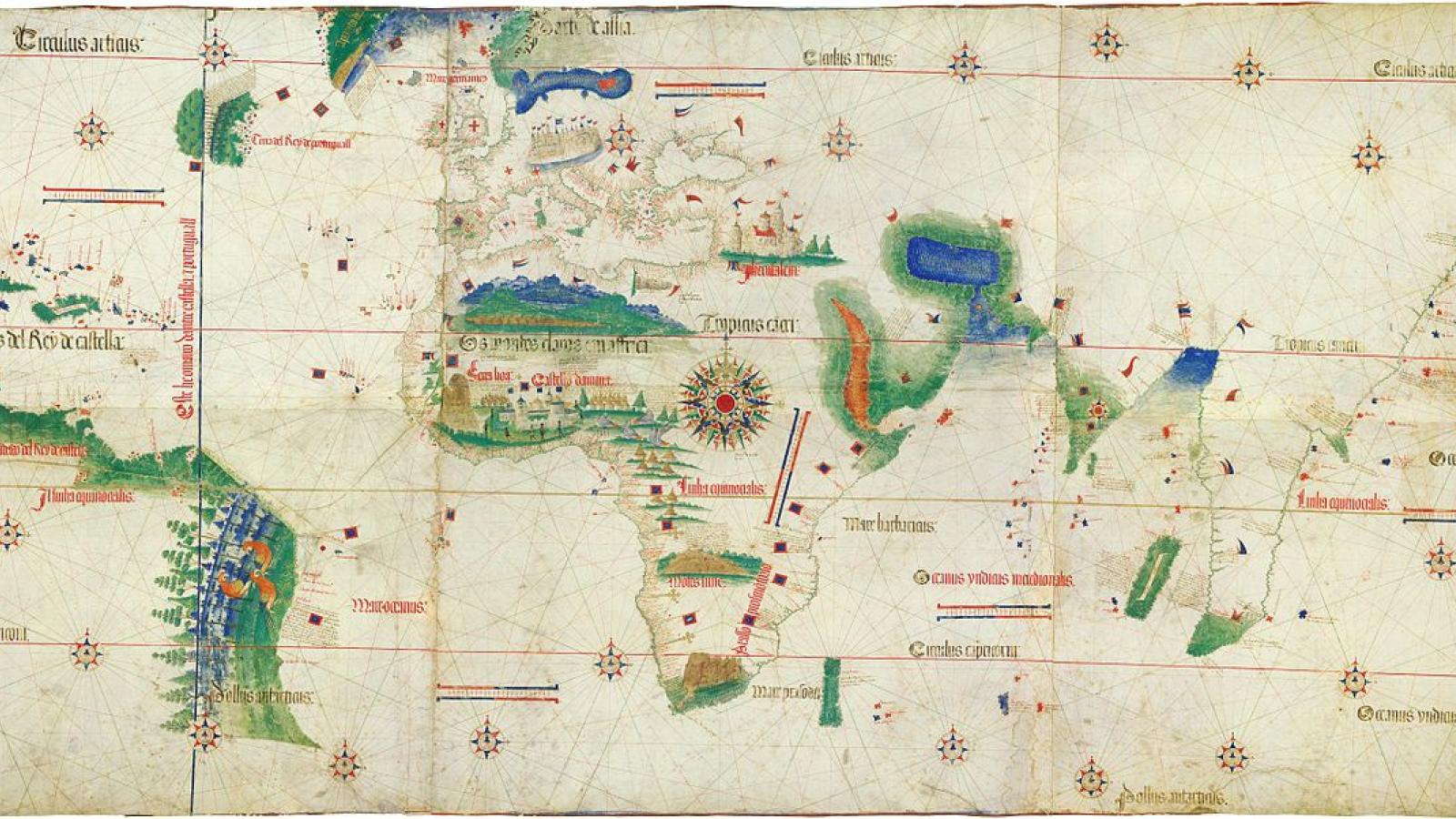 Renaissance era map in jpg format
